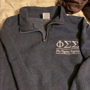 Phi Sig quarter zip